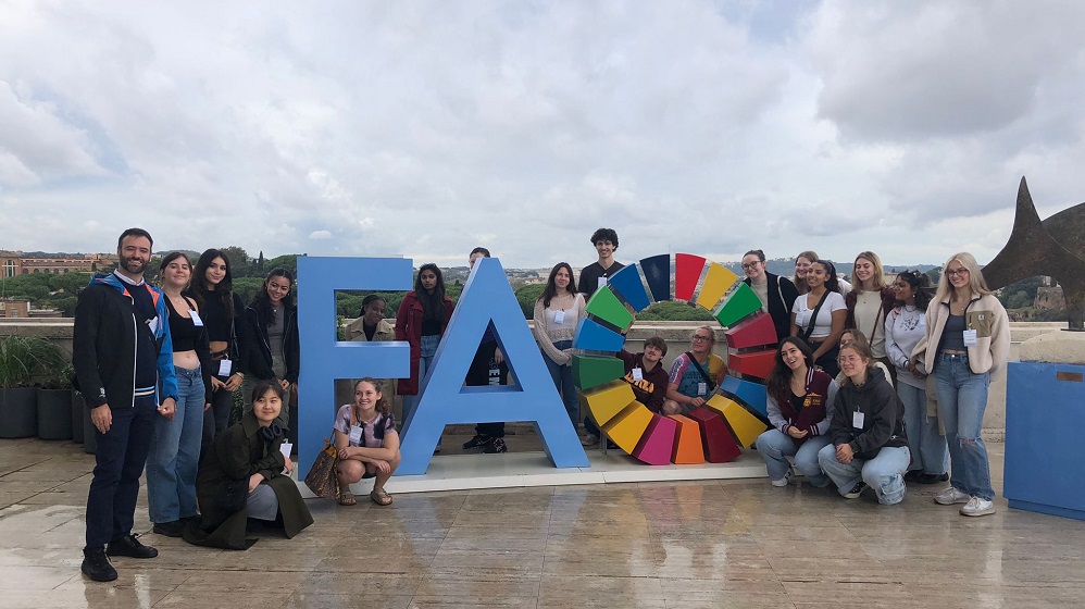 Rome Start students visit the FAO in Fall 2023
